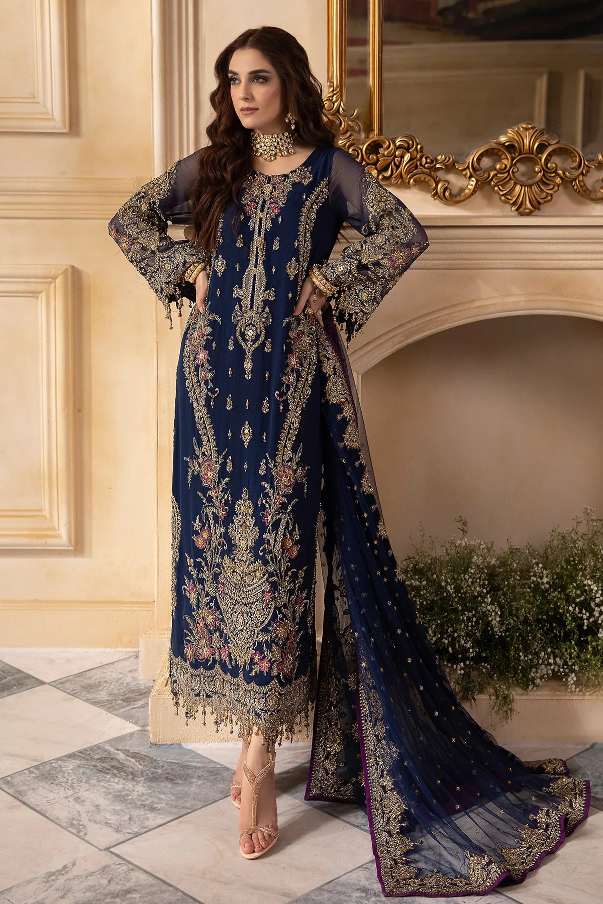 Charizma Dastan-E-Jashan Premium Chiffon Formals – DJW4-01